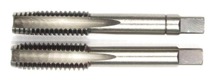 Sada ručních závitníků, HSS tvářené, jemný závit, ČSN 22 3010